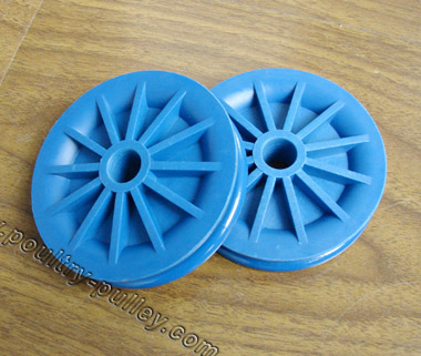 Blue 3-1/2" Nylon Sheave